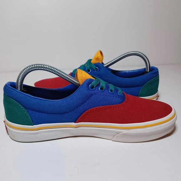 Vans Off the Wall Era Primary color block sneakers kids 4 womens 5.5 (213 Box 25 - Picture 4 of 9